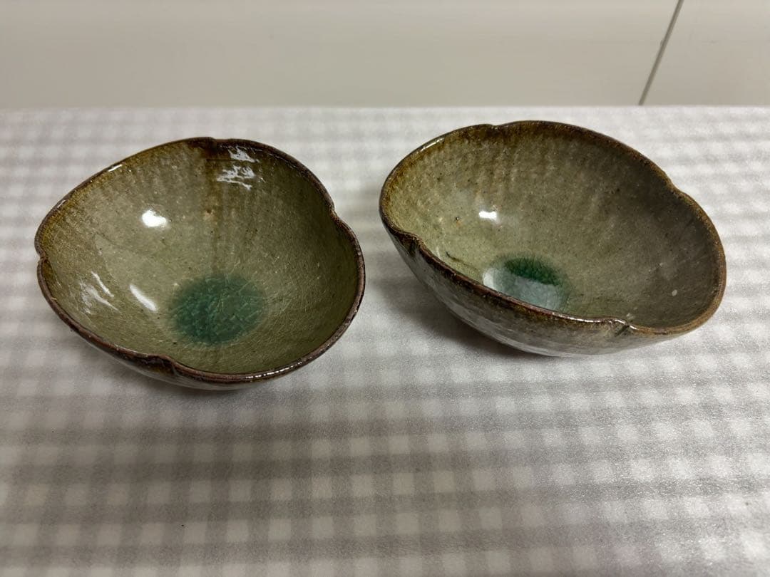 作家物　木瓜形向付　2客　長森慶作