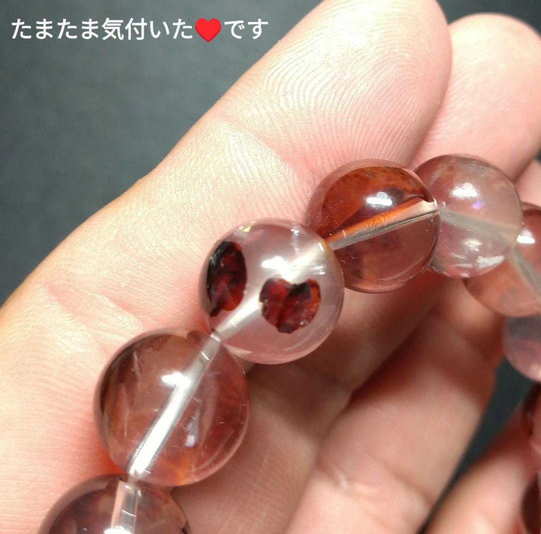 【良質,美品】リモナイトインクォーツ　１２㎜　ブレスレット　天然　希少