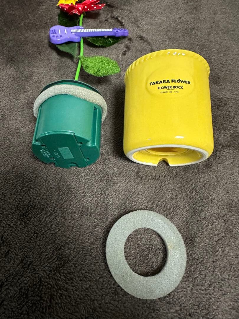 昭和レトロ　フラワーロックひまわり