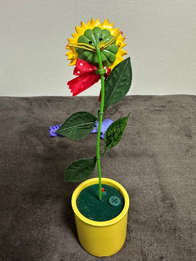 昭和レトロ　フラワーロックひまわり