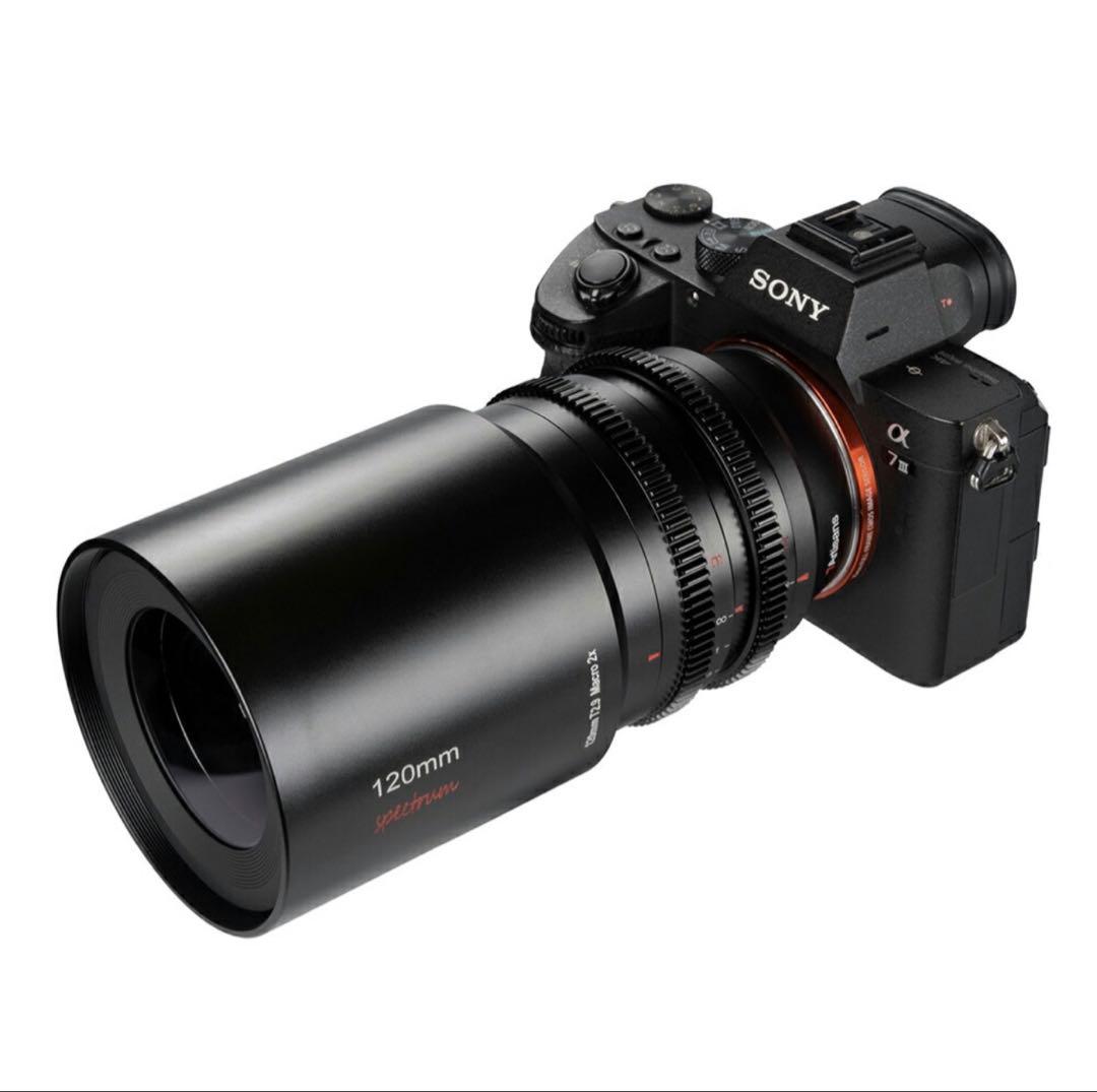 新品7Artisans 120mm T2.9 Macro 2xレンズ