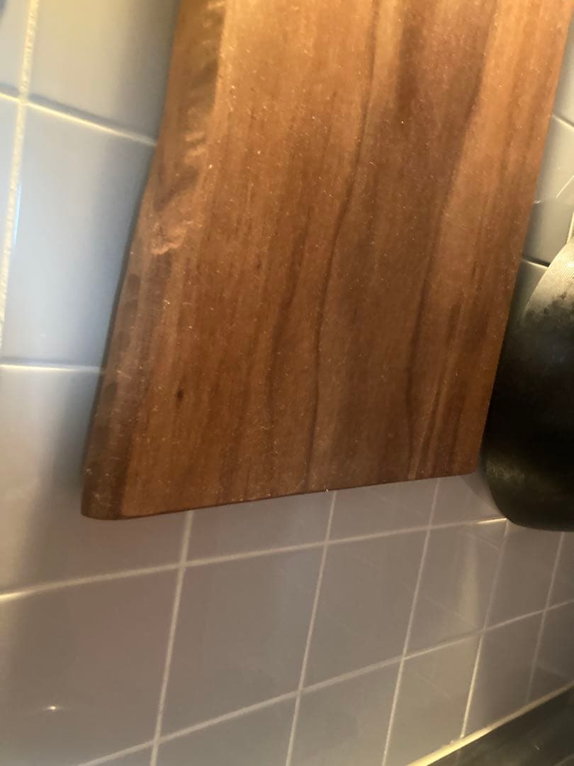 送料込○希少ブラックウォールナット天然木まな板カッティングボード