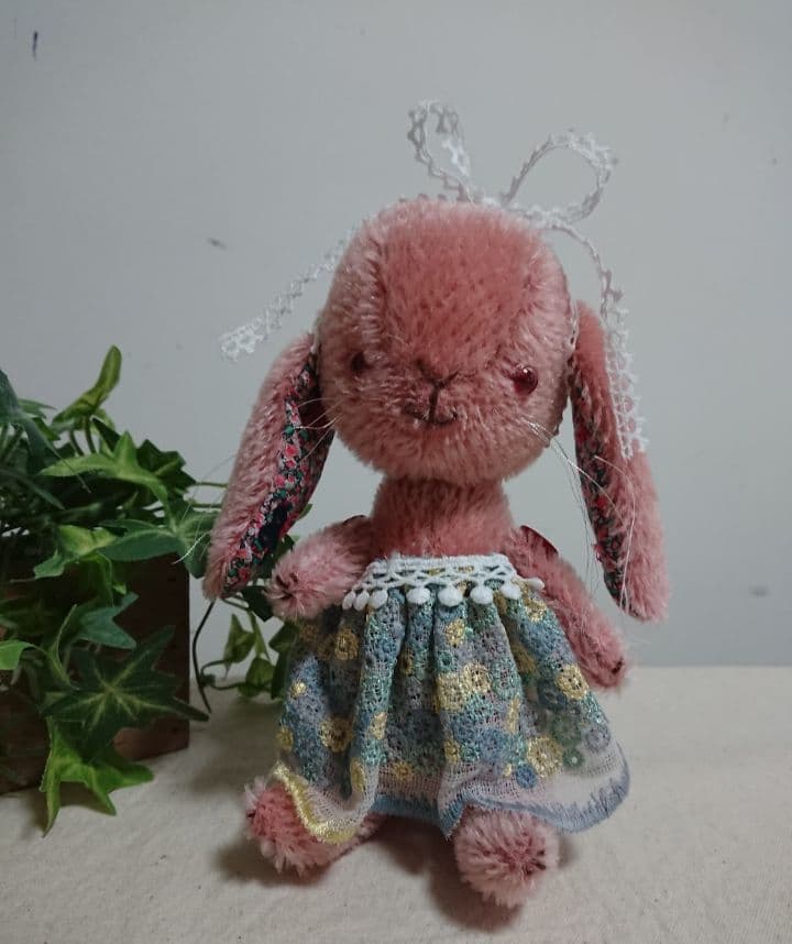 うさちゃん　ミナペルホネン　テディベア　ぬいぐるみ