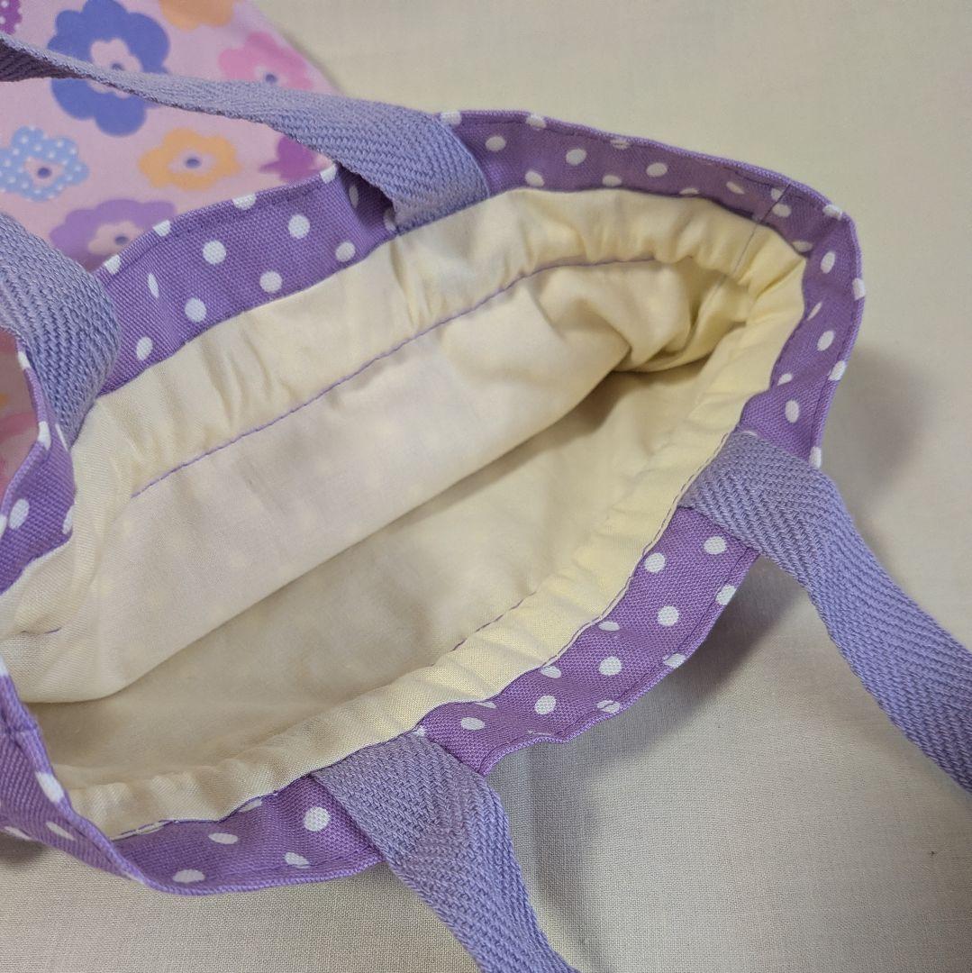 入園入学7点セット☆ラベンダー色花柄