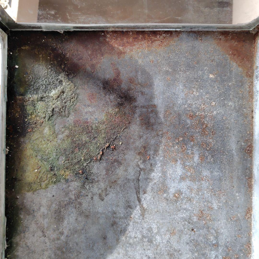 ブリキとガラスのショーケース　昭和レトロ　駄菓子屋