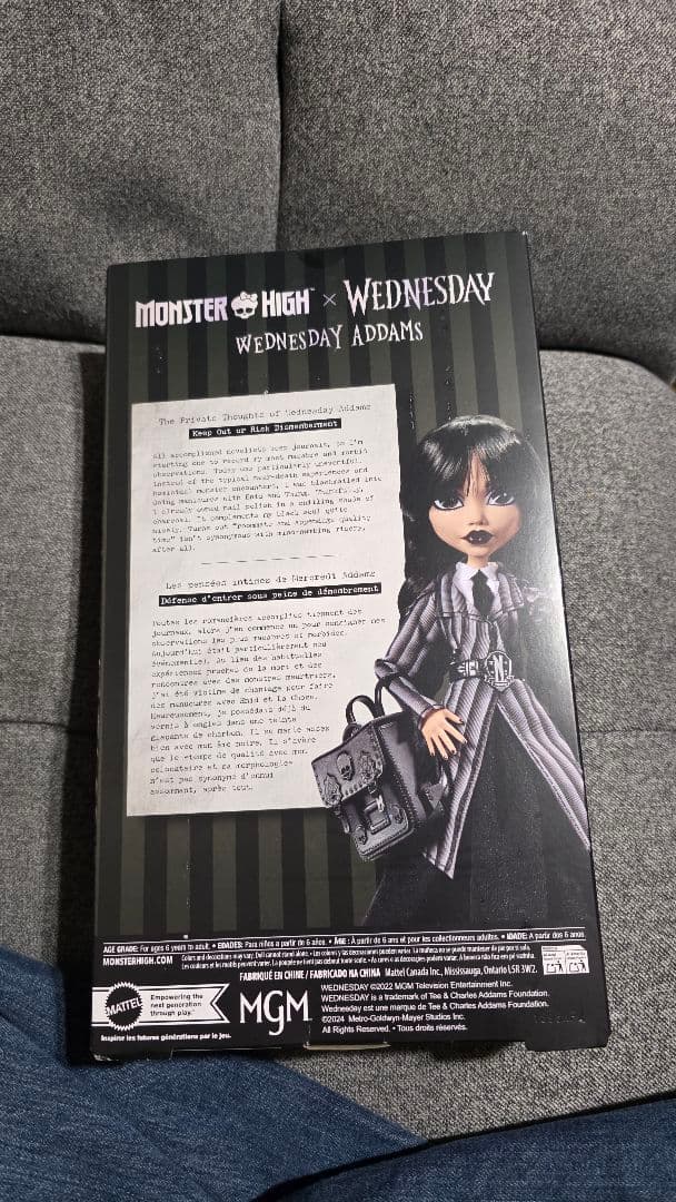 日本未発売モンスターハイ アダムスファミリー　コラボ　ウェンズデー