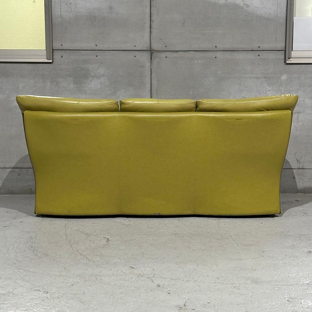 昭和レトロ karimoku カリモク 本革ソファ 3人掛｜ZTシリーズ応接家具