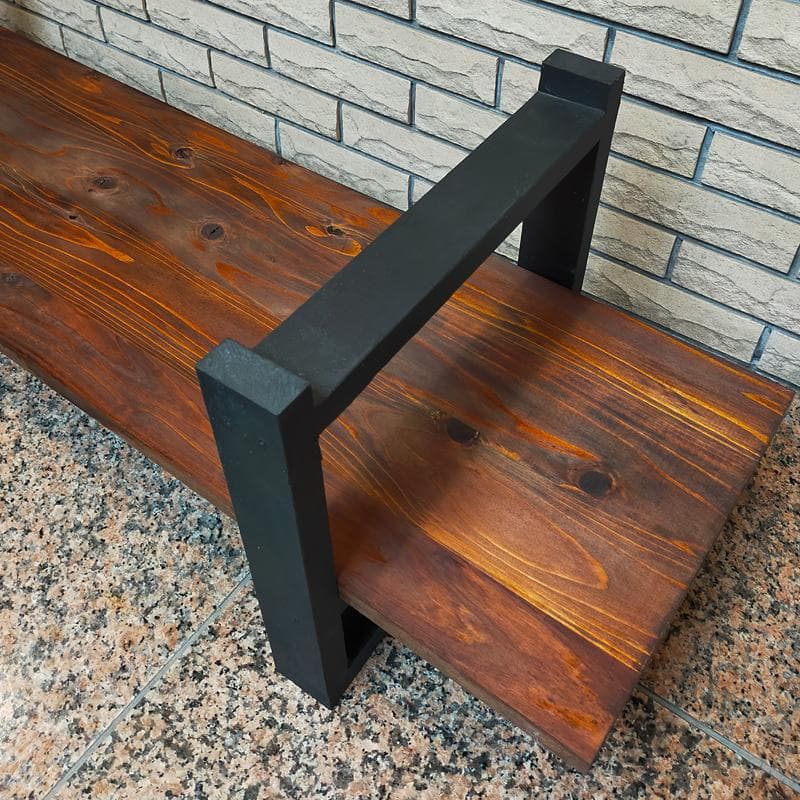 テレビ台 120 アンティーク ローボード 木製 ハンドメイド シェルフ 本棚