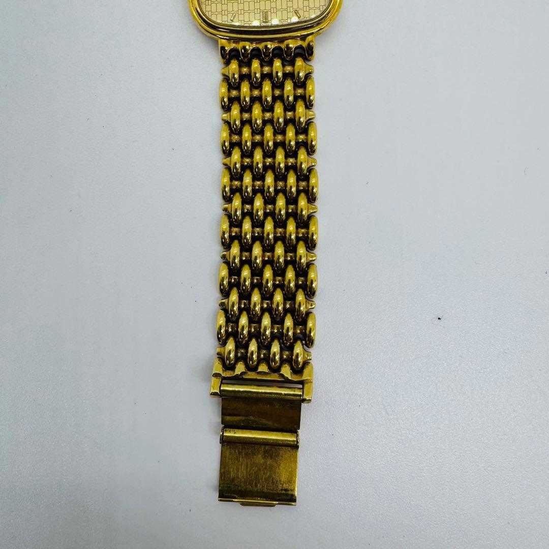 ✨LONGINES✨ロンジン✨クォーツ✨スクエア✨ゴールド文字盤✨腕時計✨