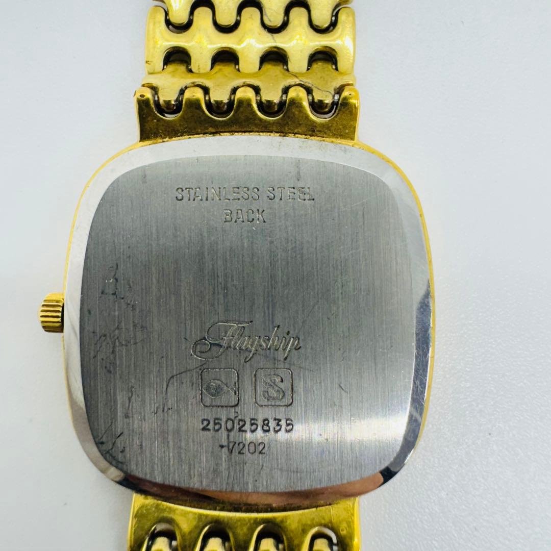 ✨LONGINES✨ロンジン✨クォーツ✨スクエア✨ゴールド文字盤✨腕時計✨