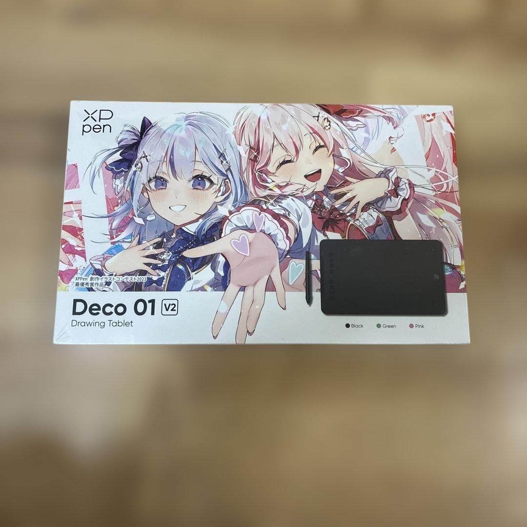 【未使用・未開封】XPPen ペンタブレット 板タブ Deco01V2