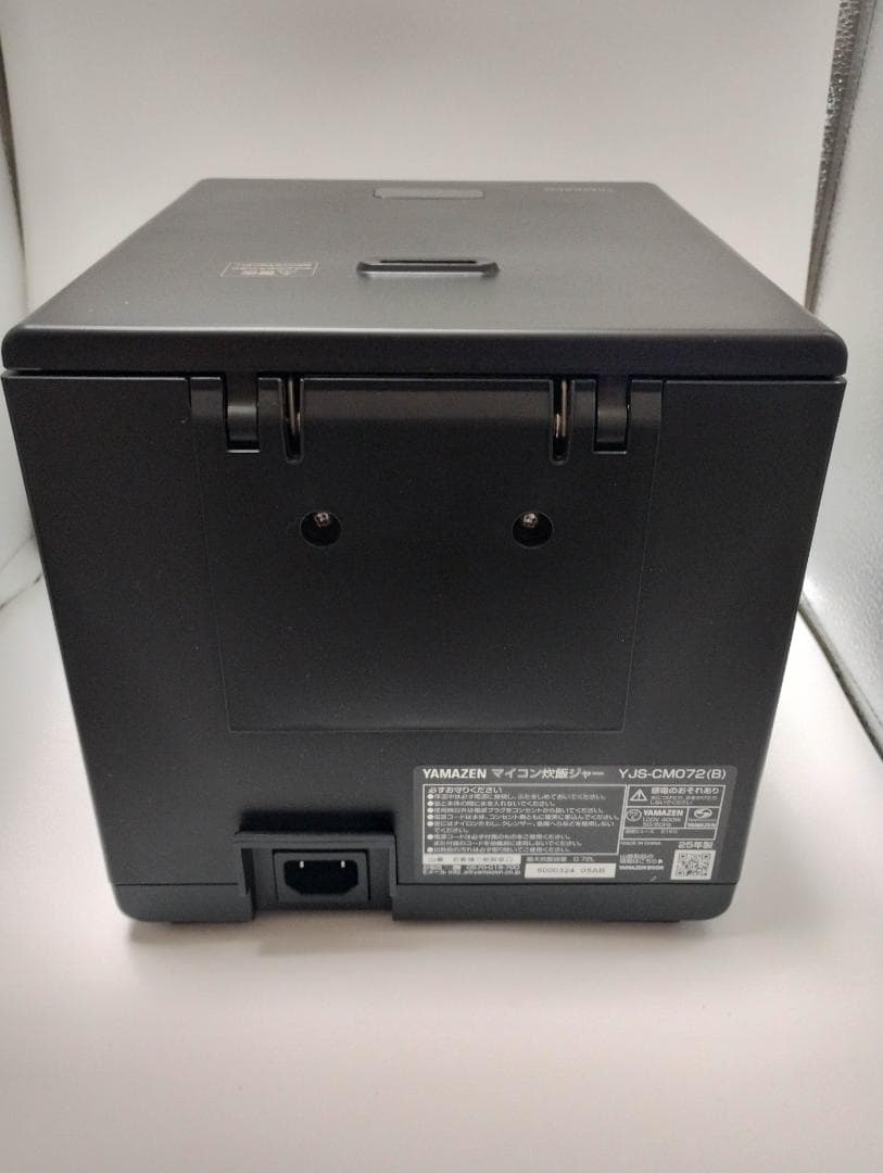炊飯器 4合 3.0mm厚釜 マイコン式 ブラック YJS-CM072(B)