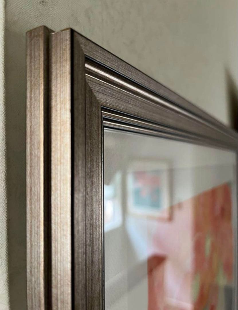 新品額入り　版画　絵画　インテリアアート ジニー•.キム　サイン、ED、証明有