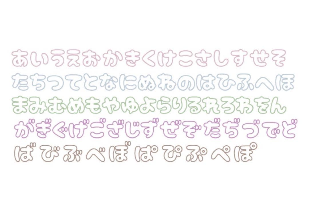 手書き風リバティ生地ネームタグワッペン