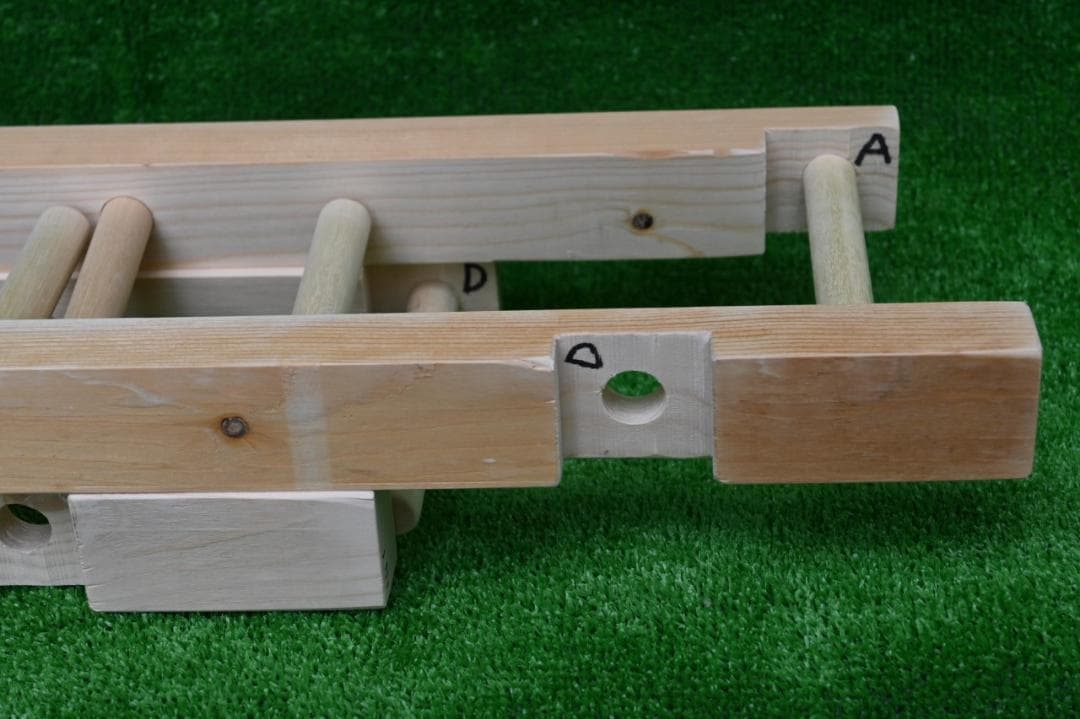 織り機 / 整経台 簡単組み立て式 5段 E