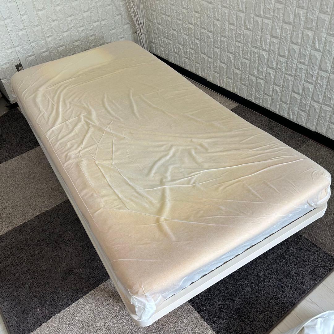 都内23区送料無料❗️ 無印良品　シングルベッド　脚付マットレス✨