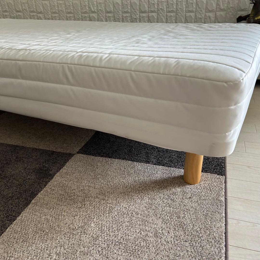 都内23区送料無料❗️ 無印良品　シングルベッド　脚付マットレス✨