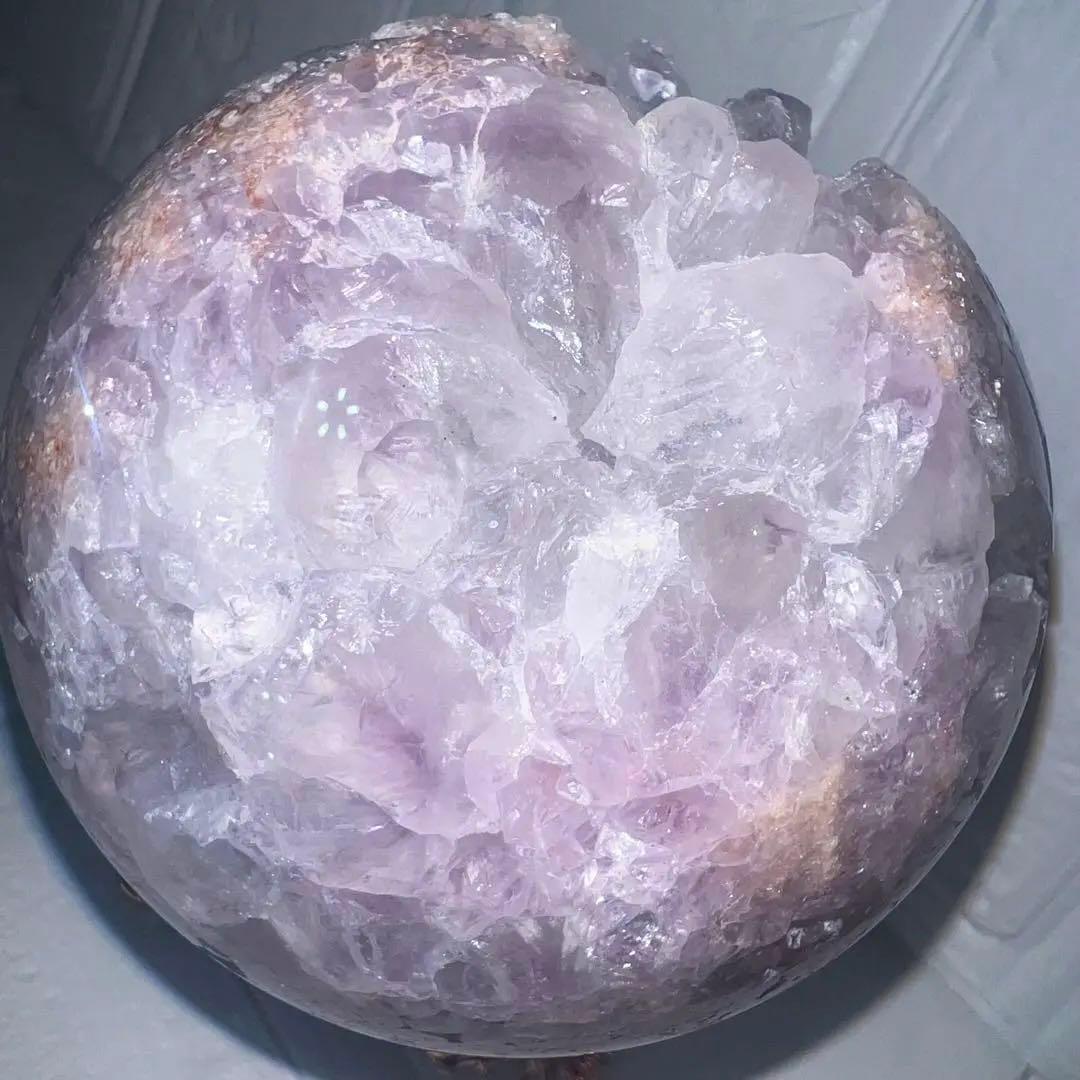 ㉑大玉ピンクアメジスト⭐️桜瑪瑙ピンクアメジスト花瑪瑙⭐️フラワーアゲート⭐️スフィア