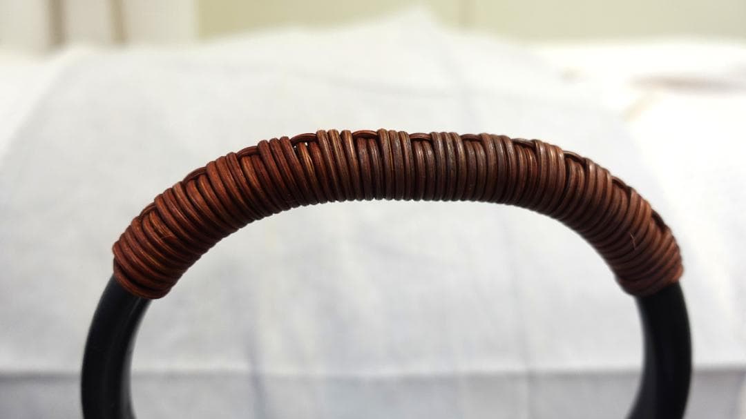 純銅 黒銅仕上げ やかんケトル 編み込みハンドル