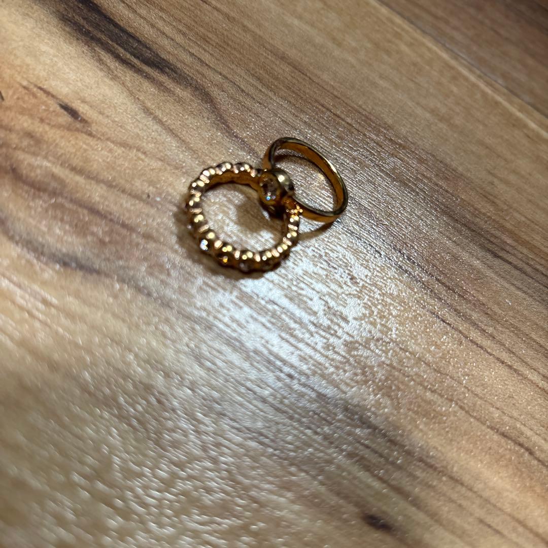 コーチ　ゴールド スタッカブルリングセット