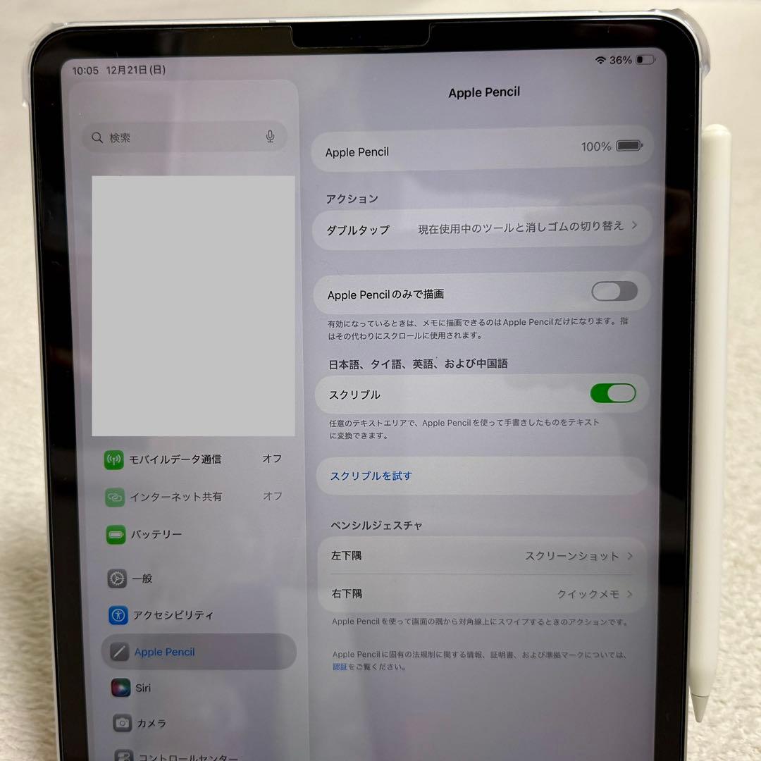 Apple Pencil 第2世代 MU8F2J/A アップルペンシルA2051