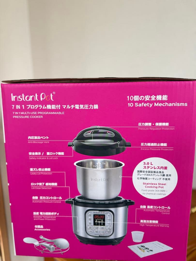 Instant Pot DuoMini 3.0Lマルチ電気圧力鍋