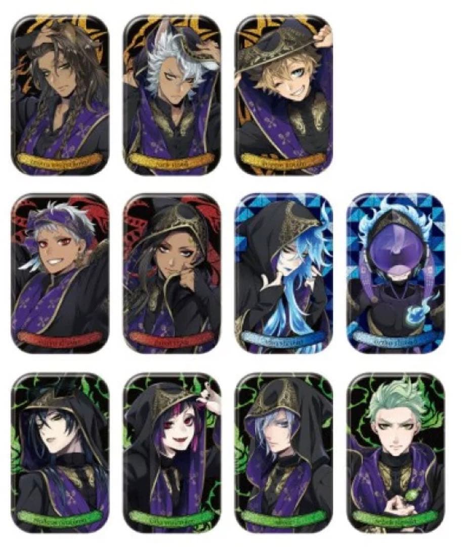 ツイステ まるかく缶バッジ 式典服 ２箱ずつ