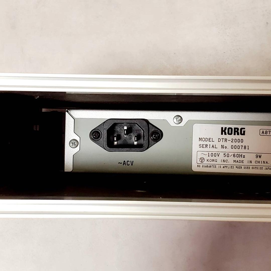 【動作良好】KORG DTR-2000 デジタルチューナー ラックマウント