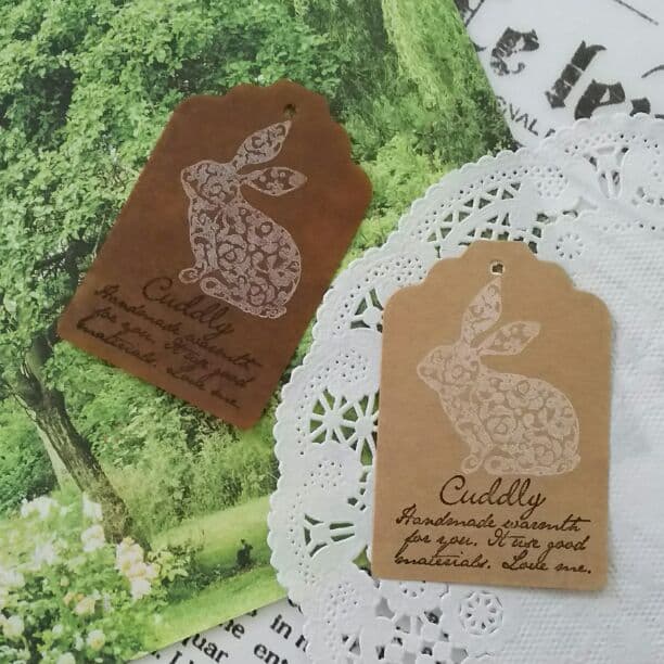 ＊1 カドリーうさぎ タグ