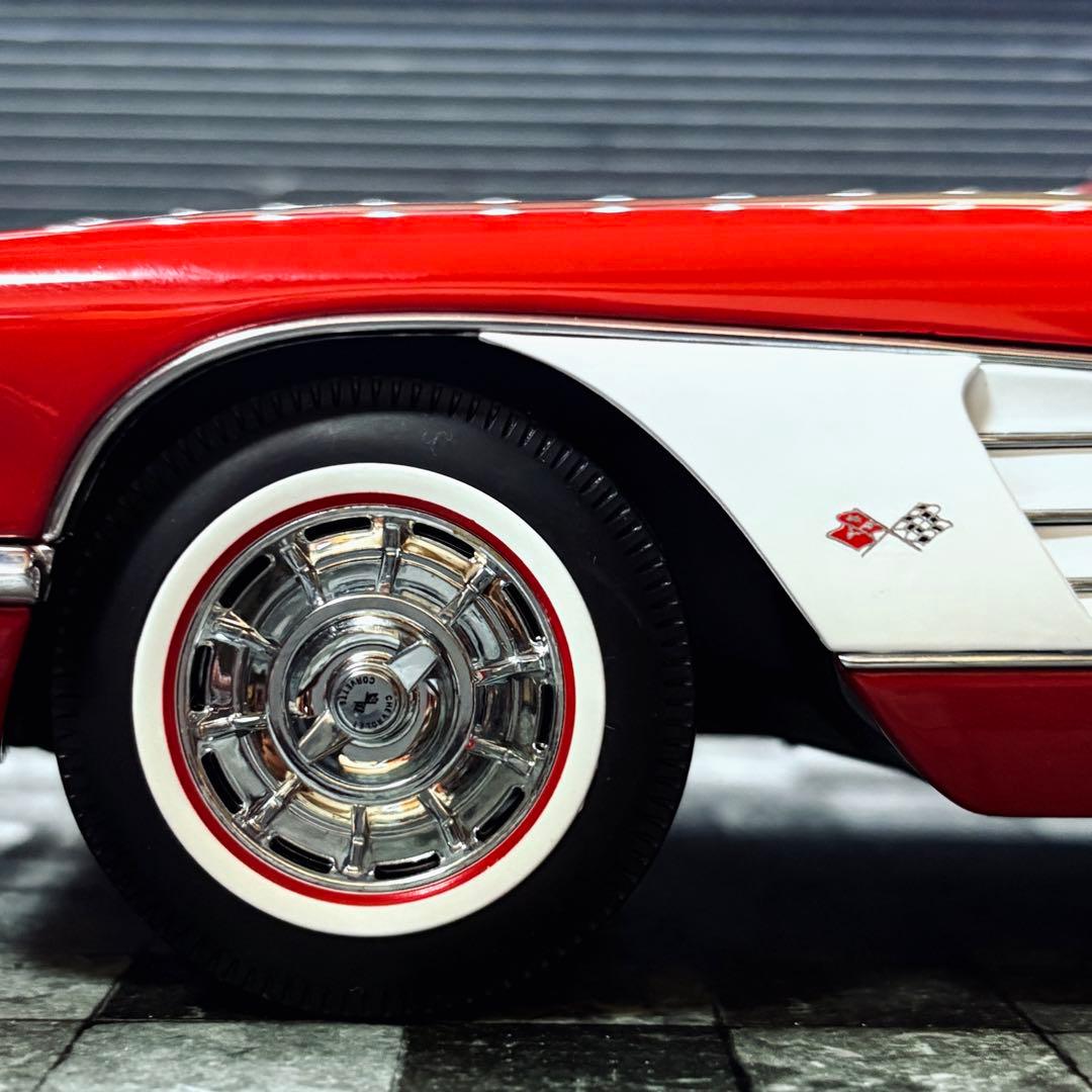 1/18 AUTOart シボレー コルベット C1 ローマレッド 1959
