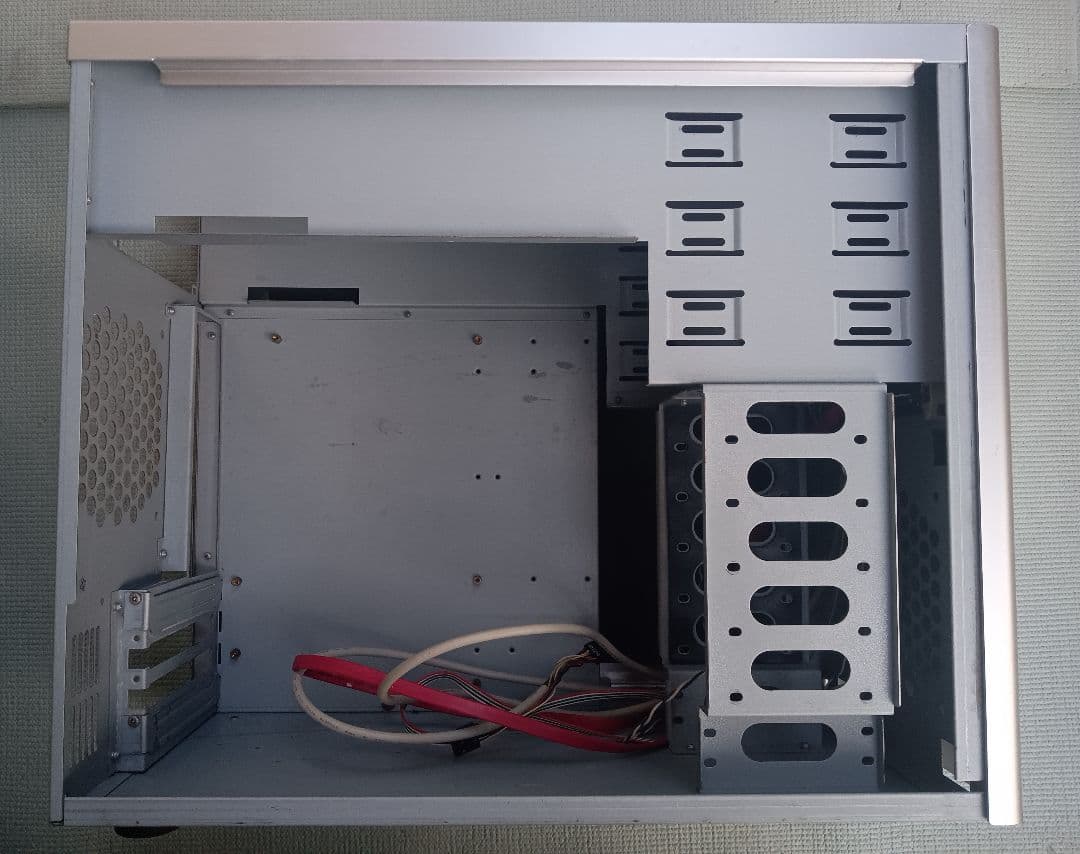 Abee SC330T-S✌️マイクロタワーケース PCケース アルミ シルバー