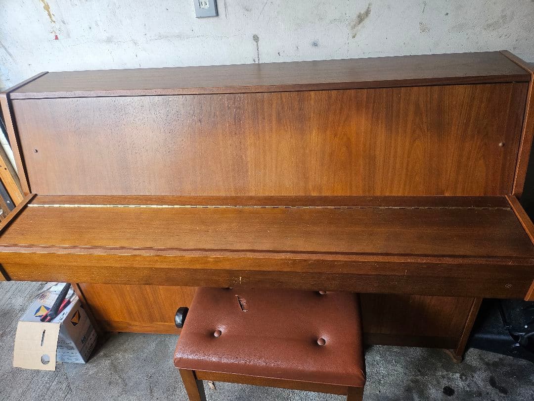 カワイ　CL-4WO　アップライト　ピアノ　88鍵 木目　椅子付き　鑑定済み！