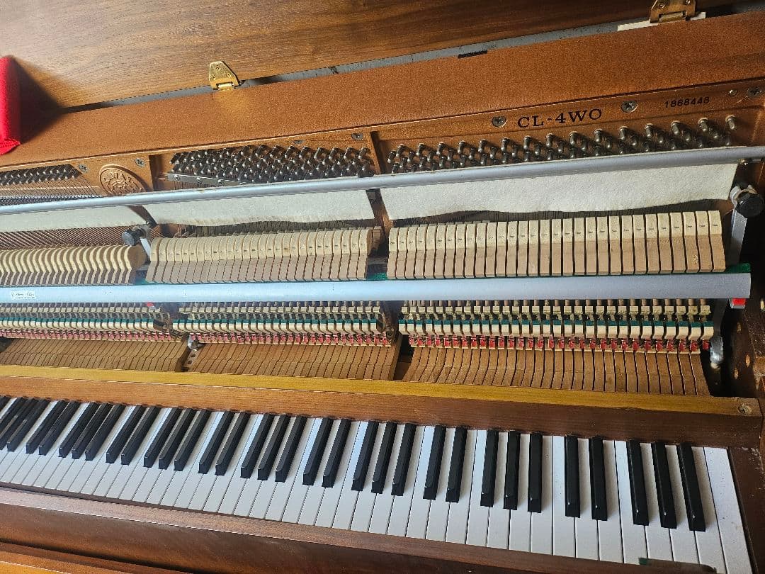 カワイ　CL-4WO　アップライト　ピアノ　88鍵 木目　椅子付き　鑑定済み！