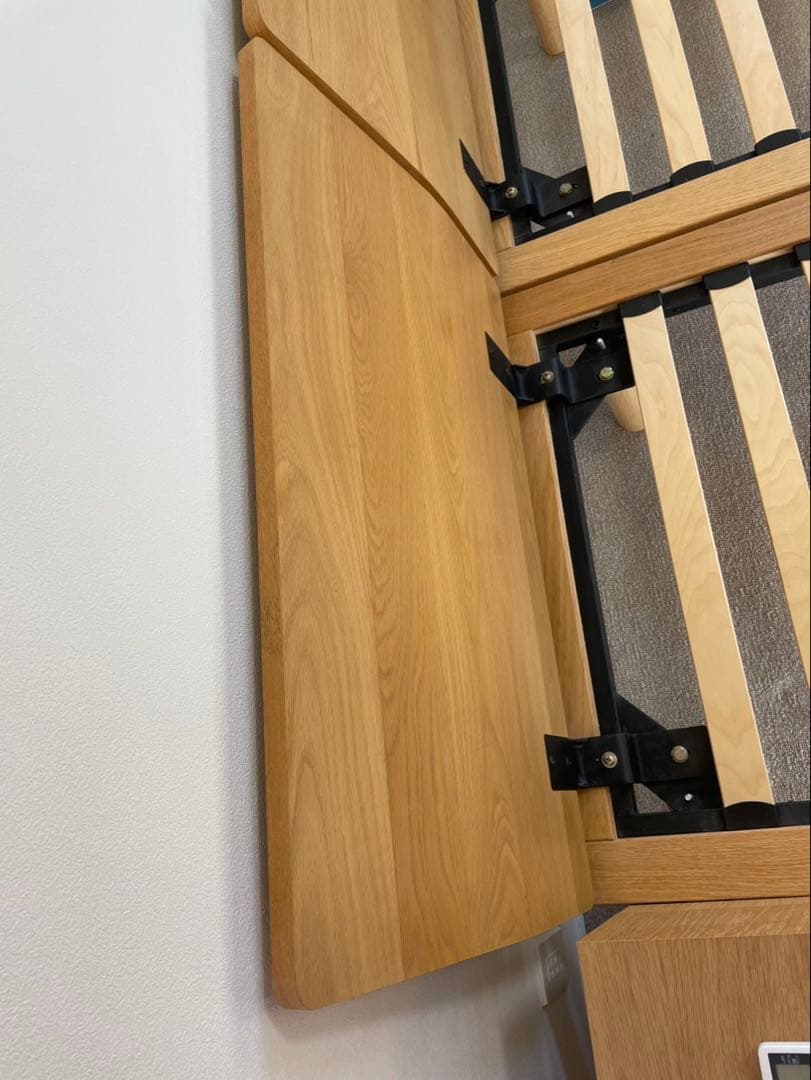 無印良品 木製ベッドフレーム セミシングル 旧タイプ