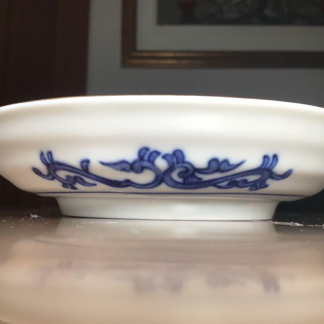 『暮らしのうー特価』　有田焼　雪峰　『染錦千鳥』　金彩　取皿　5枚