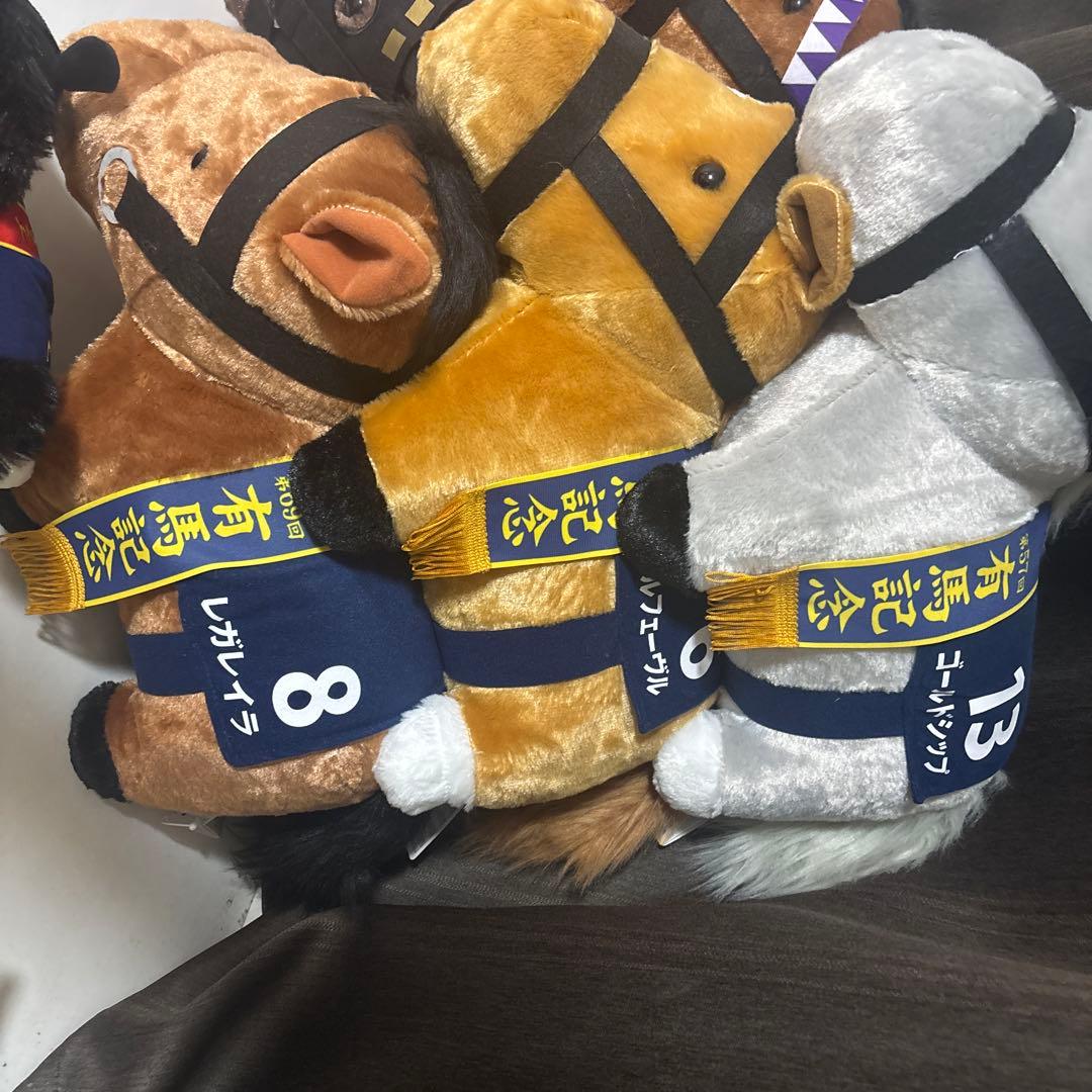 競走馬デザインぬいぐるみセット