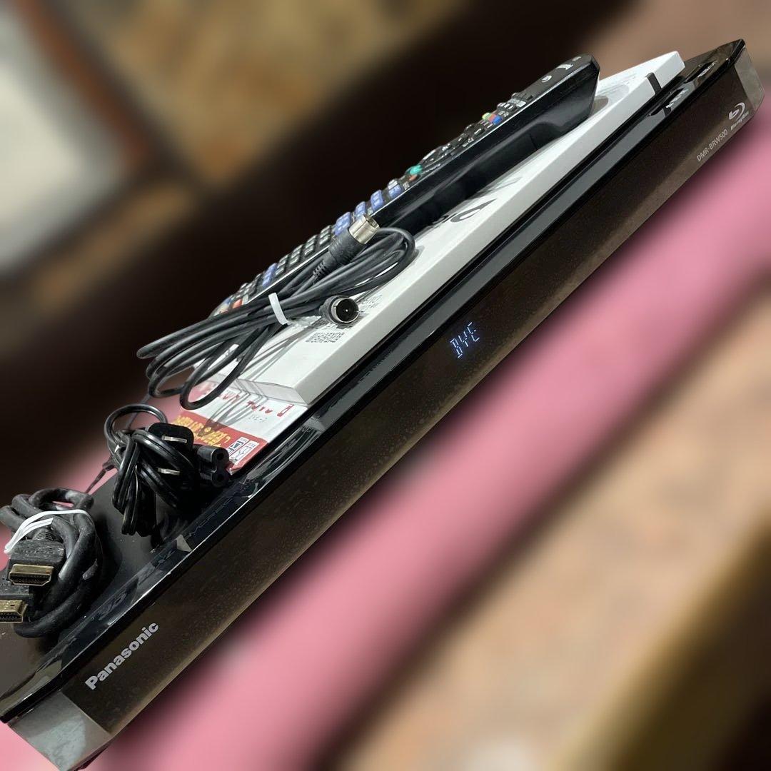 パナソニックDMR-BRW500 2番組W録画15倍録　純正リモコン等付フル装備