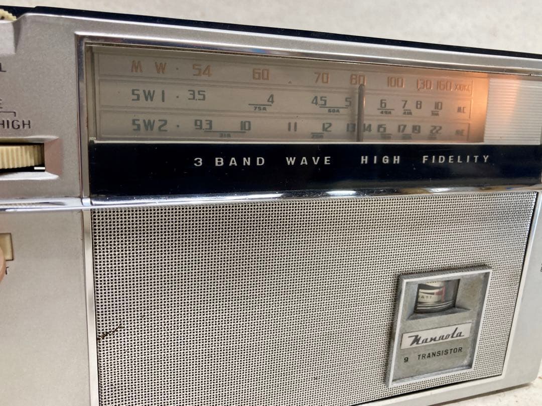 [昭和レトロ] トランジスタラジオ・七欧通信製