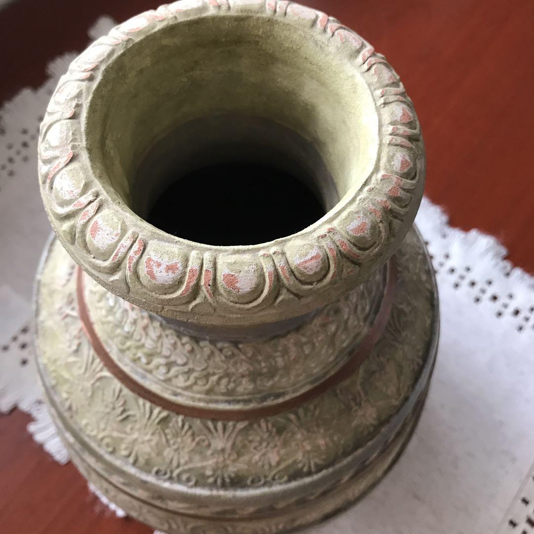 フィリピンアート　花瓶　壺