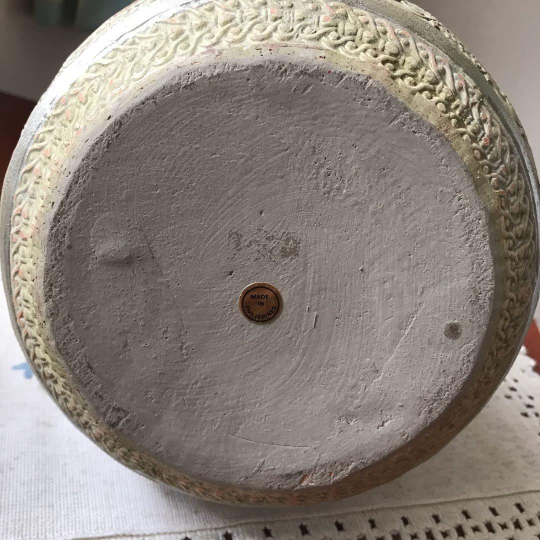 フィリピンアート　花瓶　壺