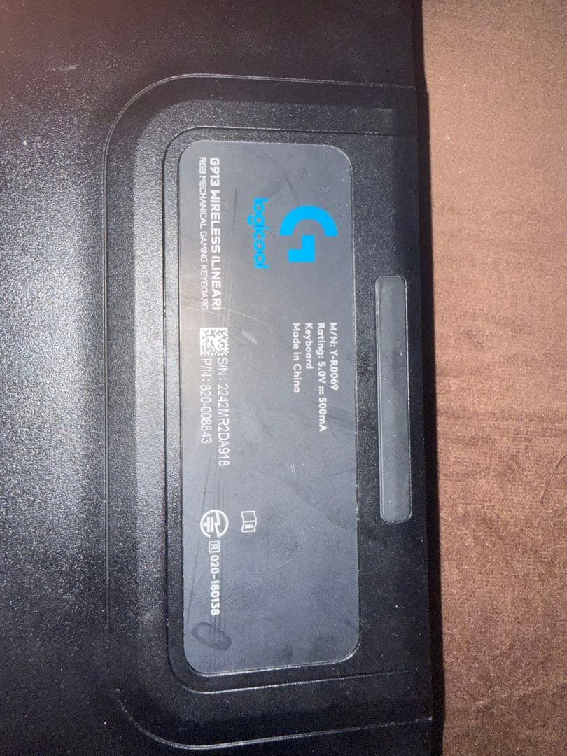 G913 GL リニア メカニカル キーボード 静音 日本語配列 無線