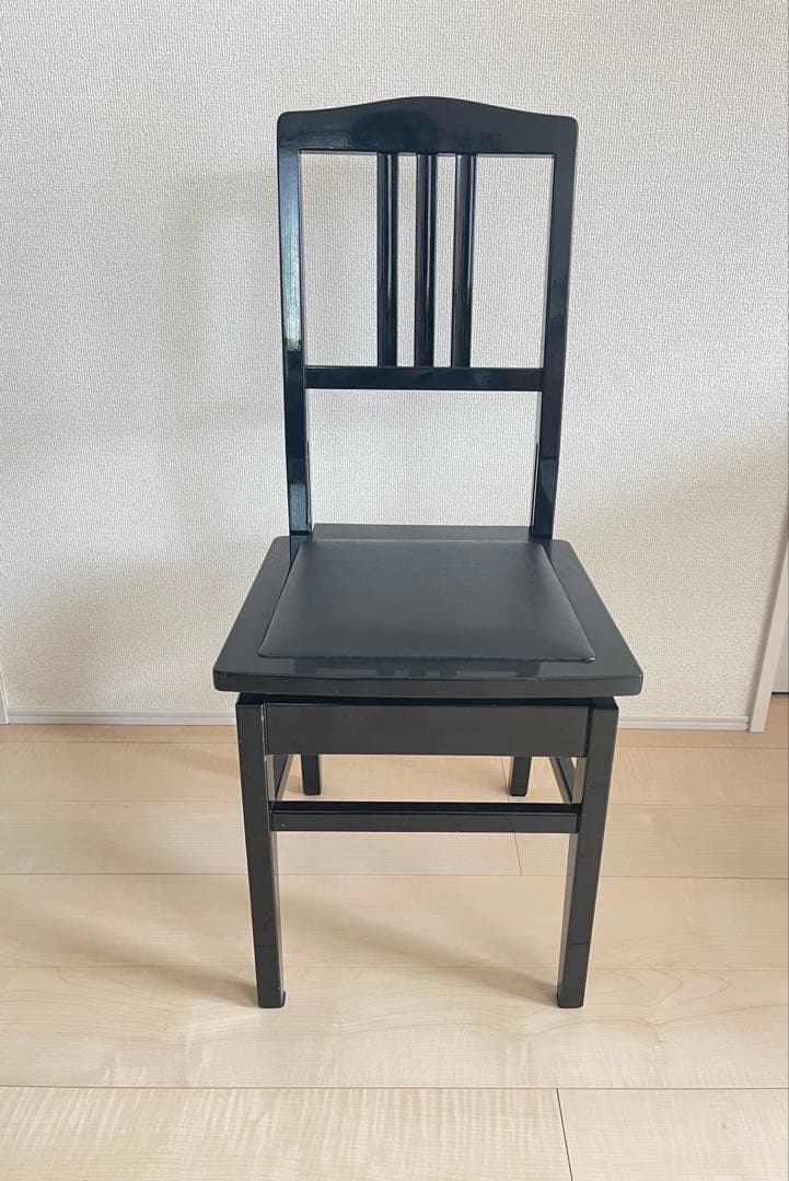 名陽木工　MEIYO トムソン椅子　背もたれ付き　ピアノ専用高低自在椅子