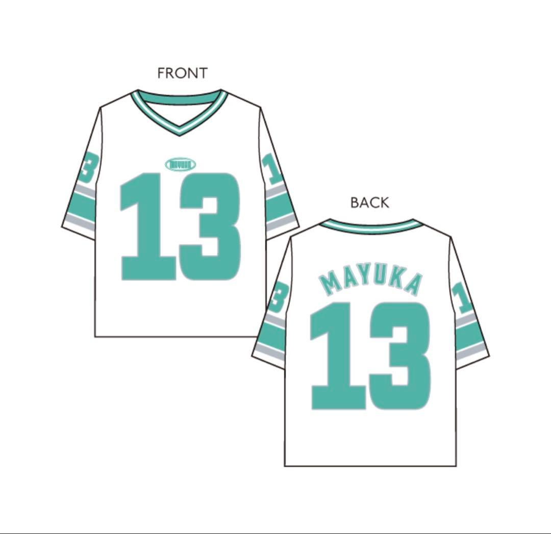 【値下げ】【未使用】NiziU MAYUKA ユニフォームTシャツ Mサイズ