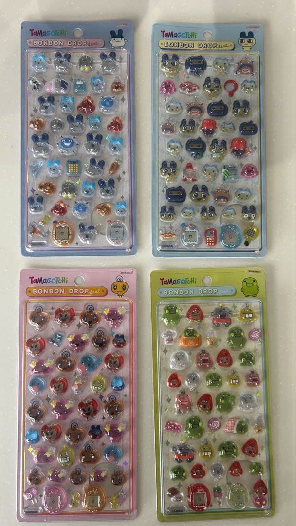 【正規品】ボンボンドロップシール たまごっち 正規品 4種類まとめ売り ボンドロ