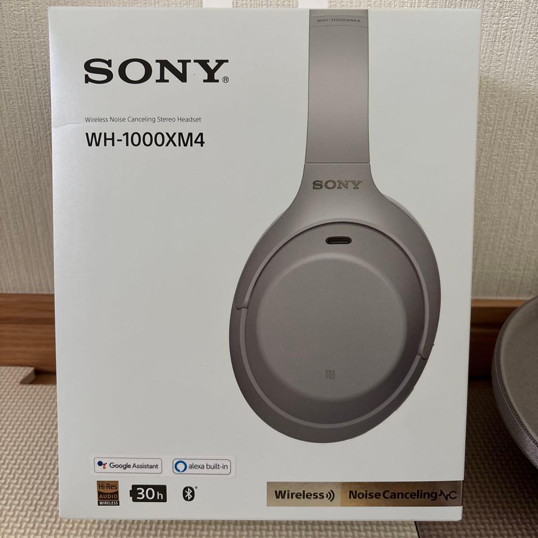 SONY WH-1000XM4 ワイヤレスヘッドフォン グレー