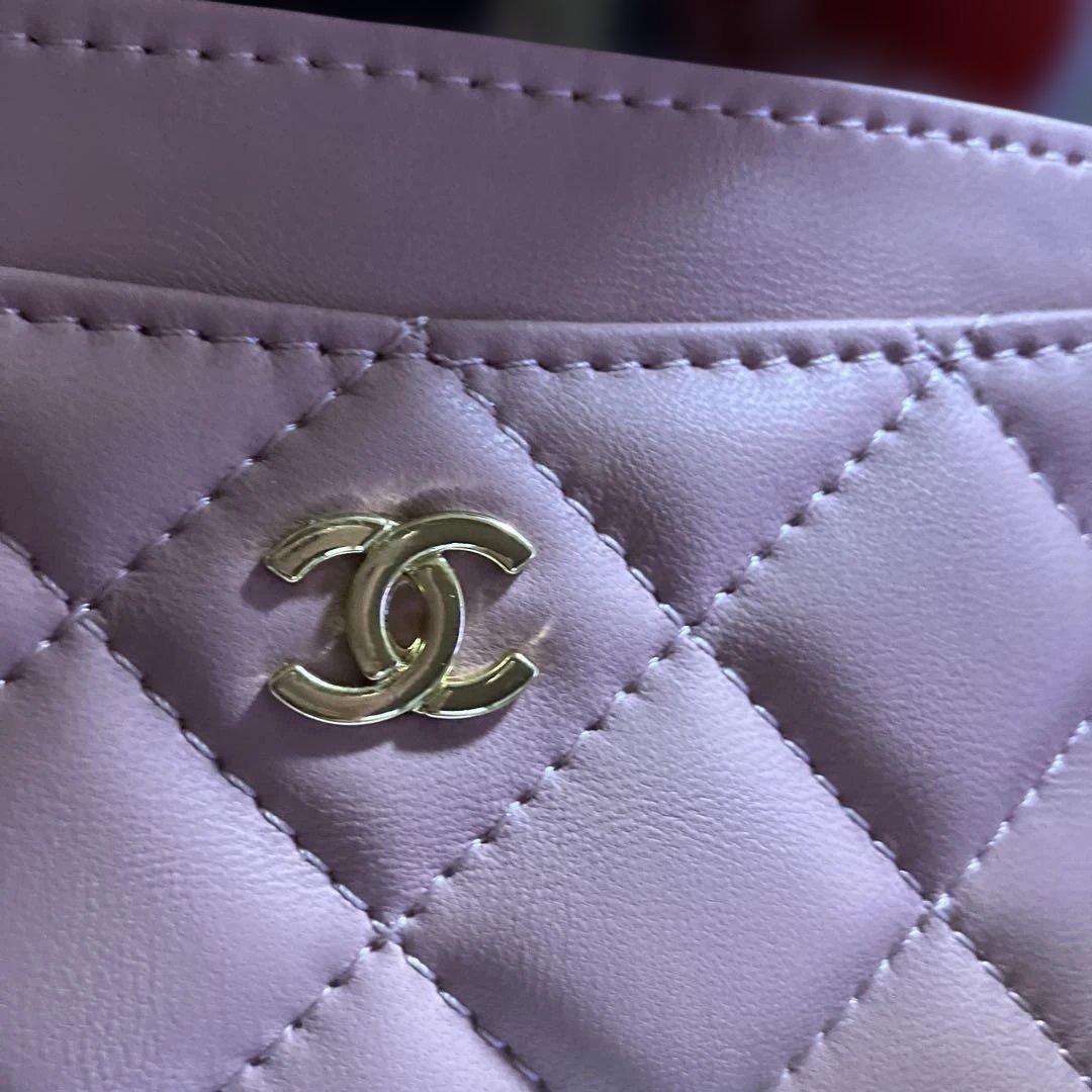 ノベル♡ ピンク レザー カードケース