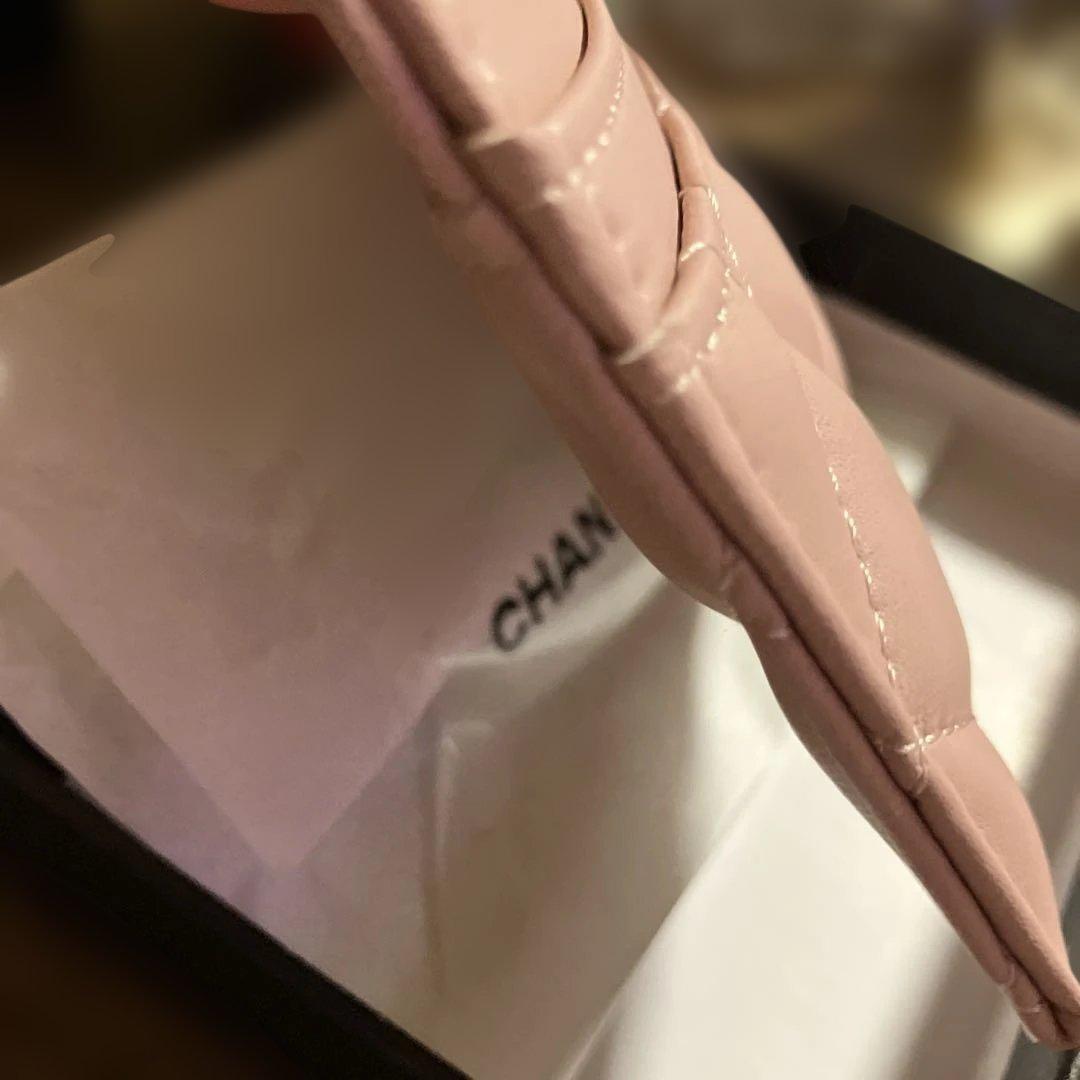 ノベル♡ ピンク レザー カードケース