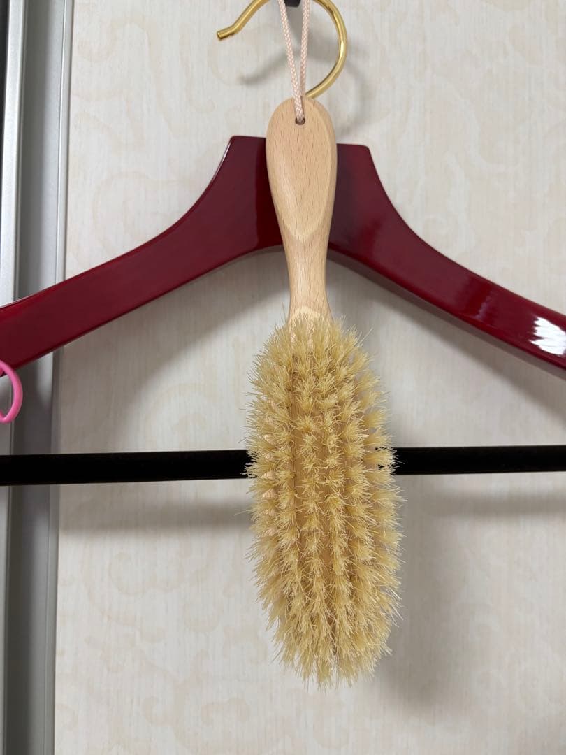 ナカタハンガー　ハンガー＆ブラシセット　未使用美品　名入り