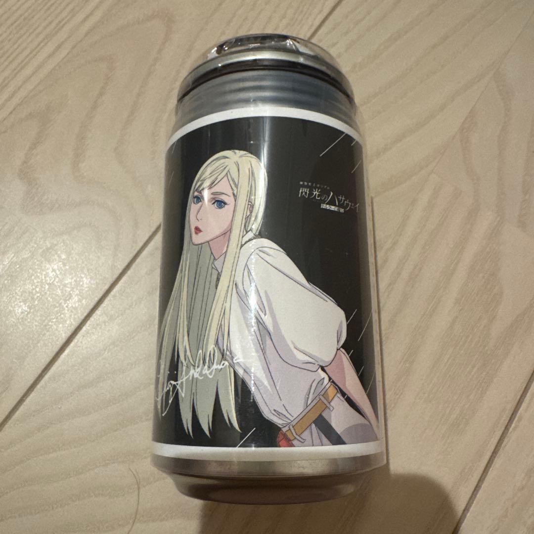 サントリー　ラベル缶　閃光のハサウェイ　ギギ•アンダルシア　アクリルキーホルダー