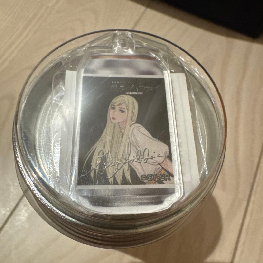 サントリー　ラベル缶　閃光のハサウェイ　ギギ•アンダルシア　アクリルキーホルダー